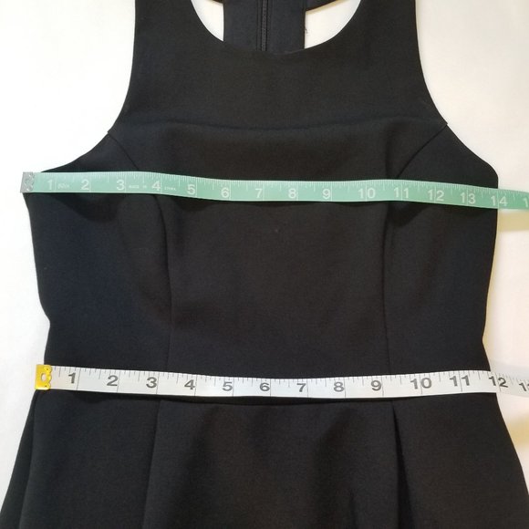 Lulus Black Fit and Flare Skater Mini Dress Sz S - Picture 9 of 10